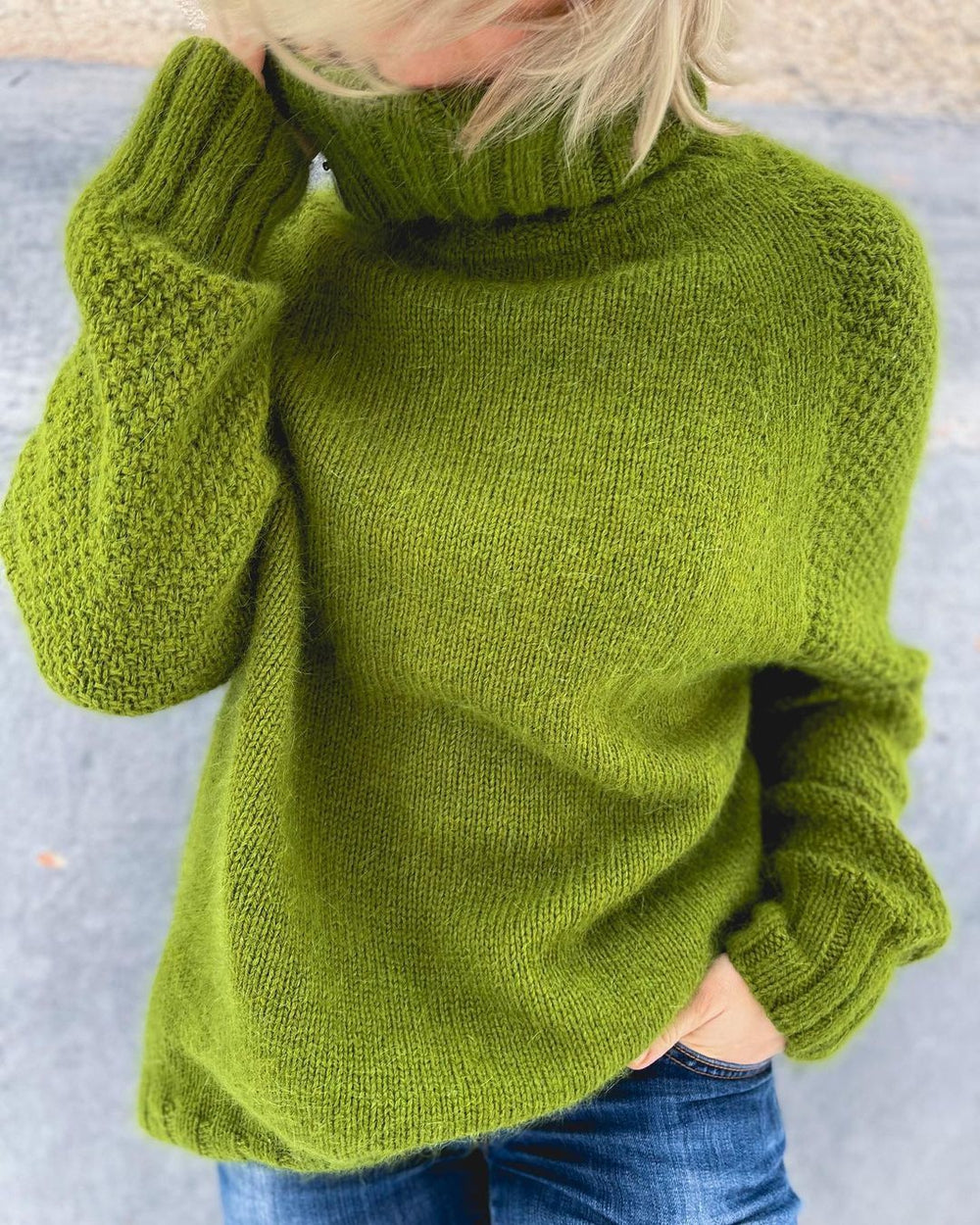 Leila - warmer Rollkragenpullover aus Strick für den Alltag