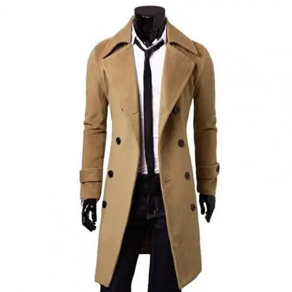 British - Trenchcoat winddichte Zweireiherjacke