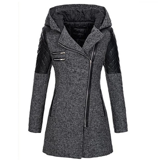 Riley - Lange Winterjacke mit Kapuze für Frauen