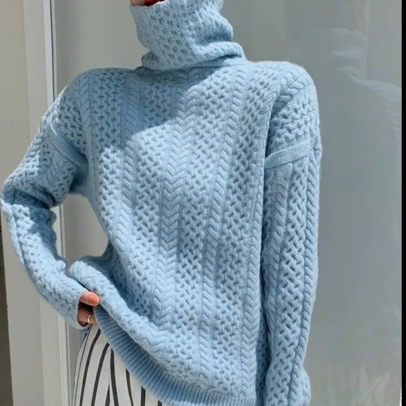 Sierre - elegant gestrickt Rollkragenpullover Pullover für jede Anlass