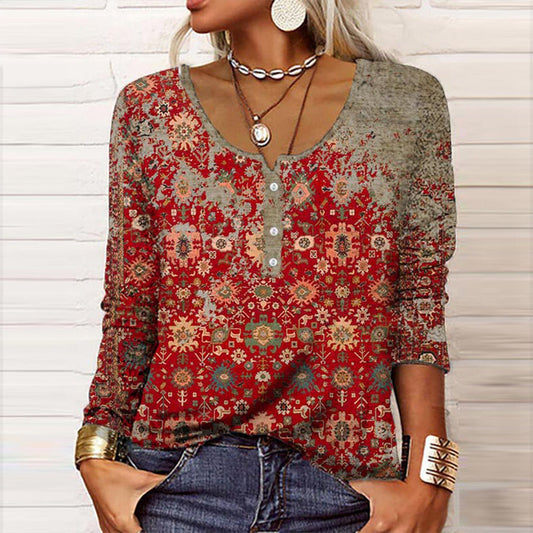 Mia - eleganter Pullover mit Aztekenmuster