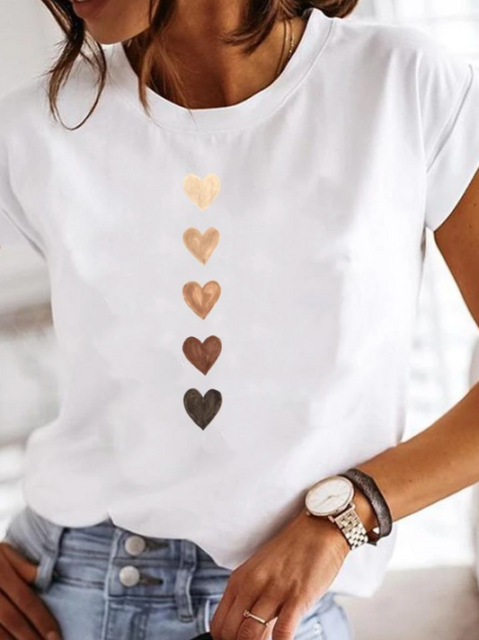 Emma - super stylisches T-Shirt mit extravagantem Sommerdesign