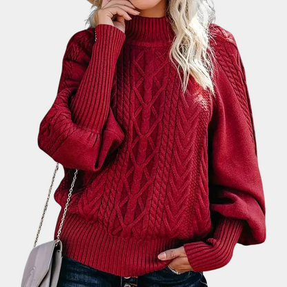 Ella - Modischer langärmeliger Strickpullover für Frauen