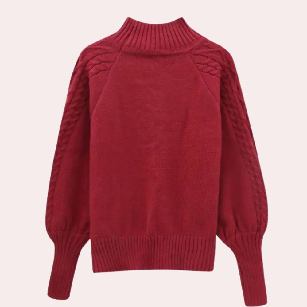 Ella - Modischer langärmeliger Strickpullover für Frauen