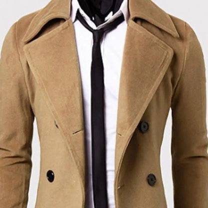 British - Trenchcoat winddichte Zweireiherjacke