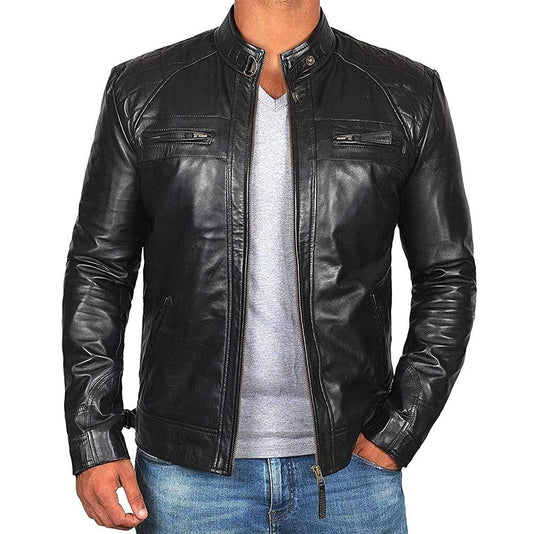 Henk - Bikerjacke aus Leder