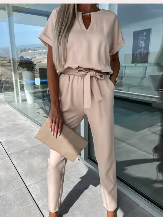 Brianna - Sommer-Jumpsuit mit weitem Bein