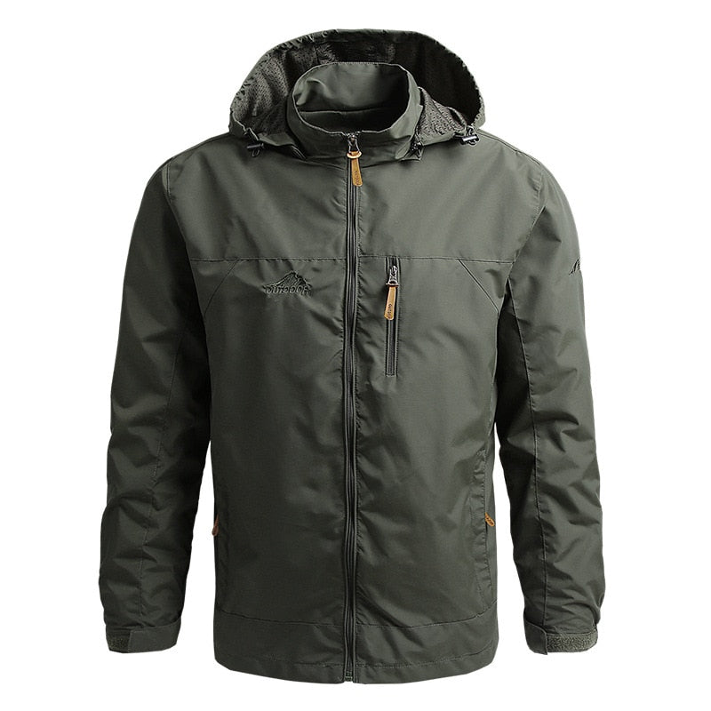 Adward - taktische wasserdichte Herrenjacke mit Kapuze - Outdoor Herrenjacke