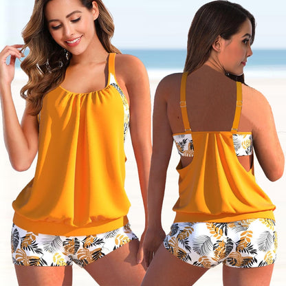 Etta - zweifarbiges Sommer-Tankini-Set