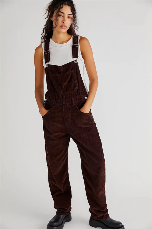 Winifred Cordsamt Vintage Denim Latzhose Overall