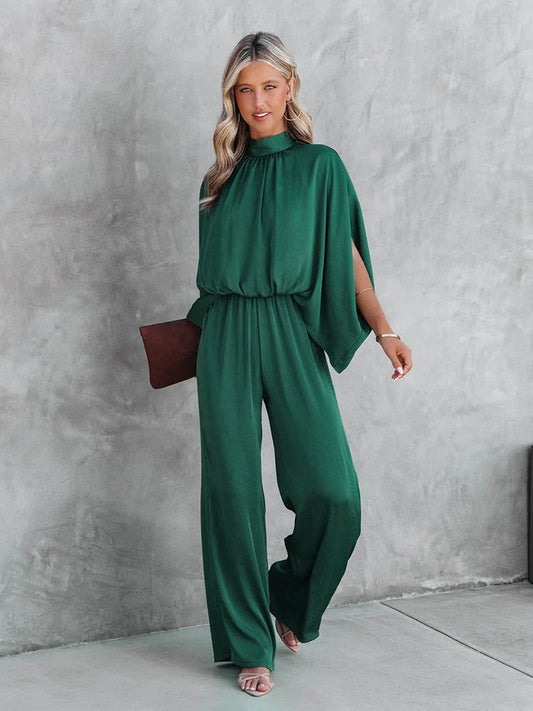 Bruna - eleganter grüner Jumpsuit