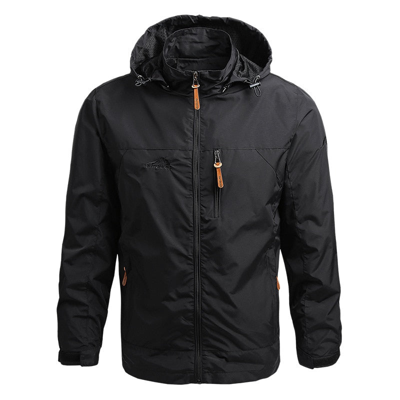 Adward - taktische wasserdichte Herrenjacke mit Kapuze - Outdoor Herrenjacke