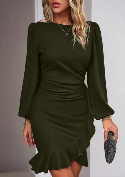 Alani - Bodycon-Kleid mit Rüschen für Frauen