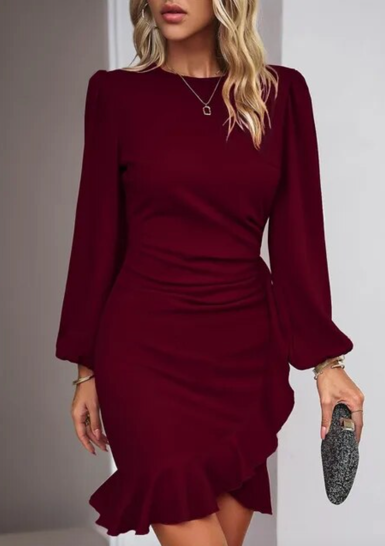 Alani - Bodycon-Kleid mit Rüschen für Frauen