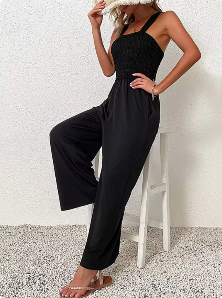 Kyleen - Sommermode Jumpsuit mit weitem Bein