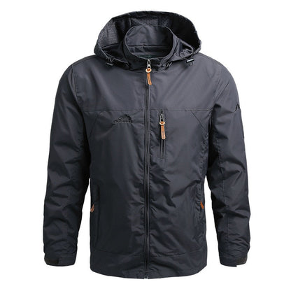 Adward - taktische wasserdichte Herrenjacke mit Kapuze - Outdoor Herrenjacke