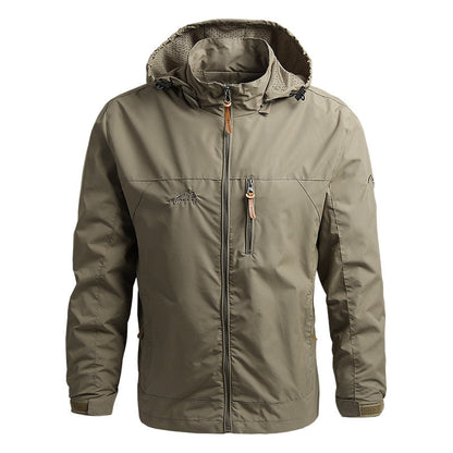 Adward - taktische wasserdichte Herrenjacke mit Kapuze - Outdoor Herrenjacke