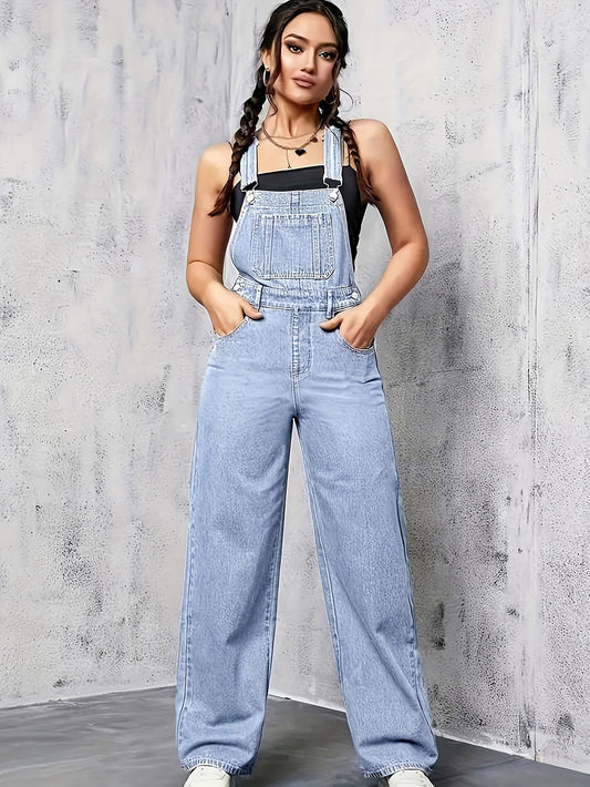 Luella - Denim-Overall mit weitem Bein