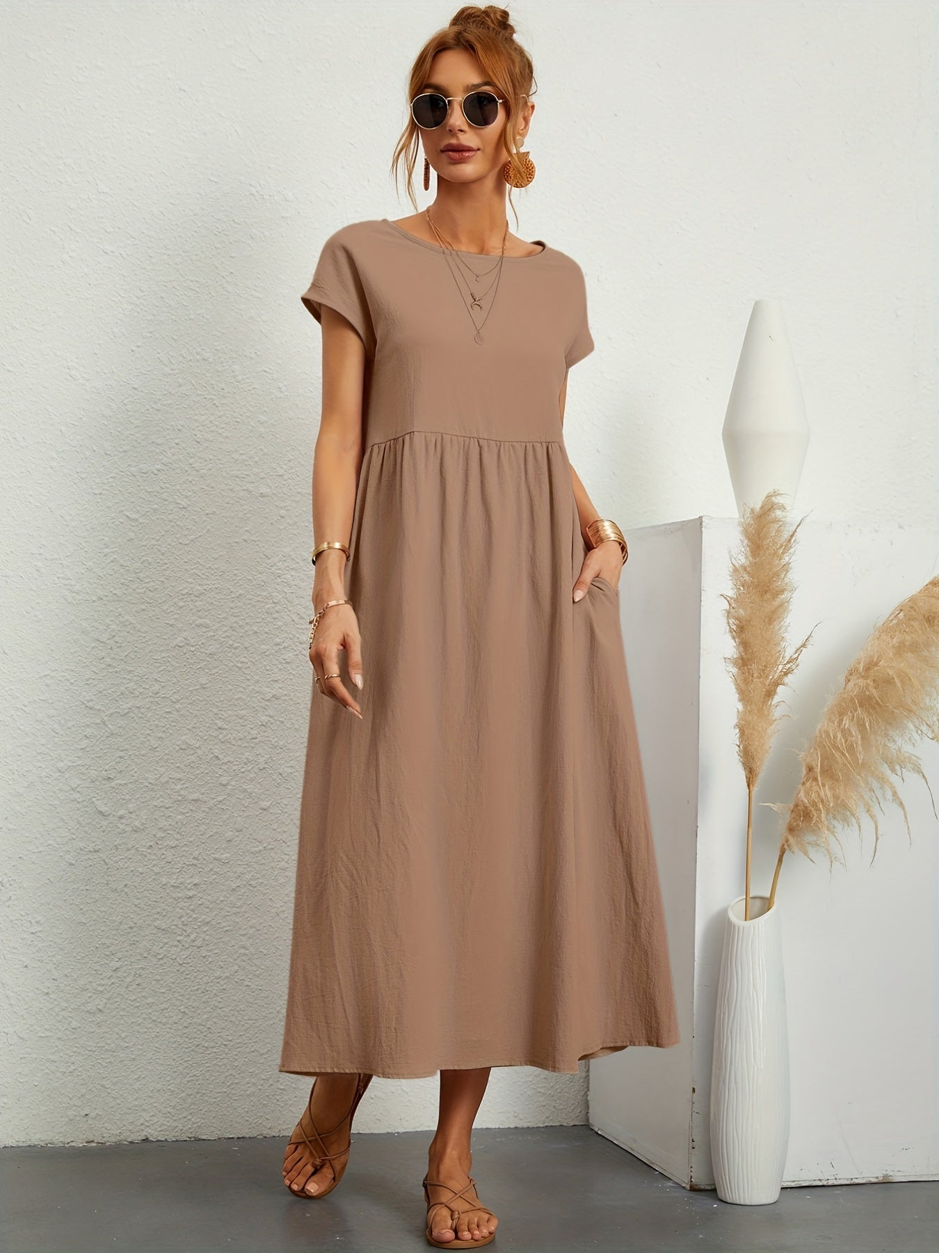 Meilani - lässiges Sommerkleid mit losen Taschen