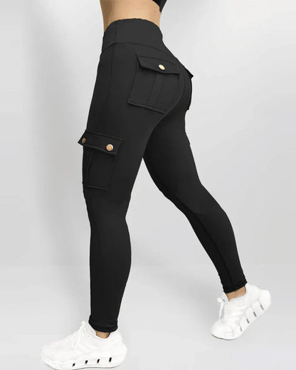 Nova - sportliche Leggings mit Cargotaschen und hohem Bund für Komfort